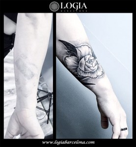 tatuaje-coverup-brazo-Logia-Barcelona-Dasly    